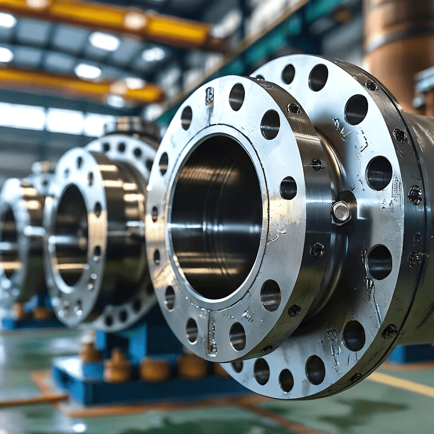 Different types of flanges for industrial piping applications