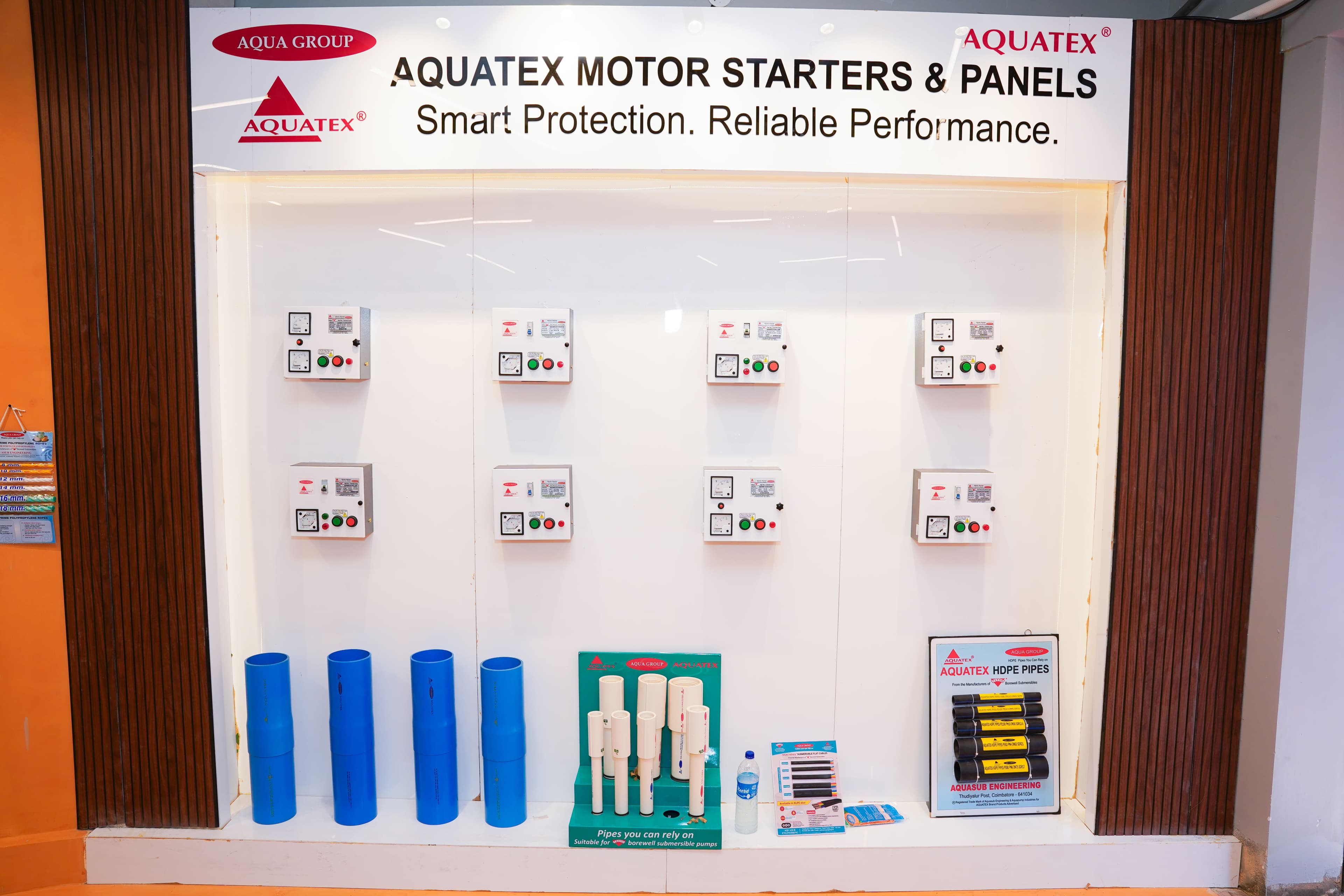 aquatex motor starters panels