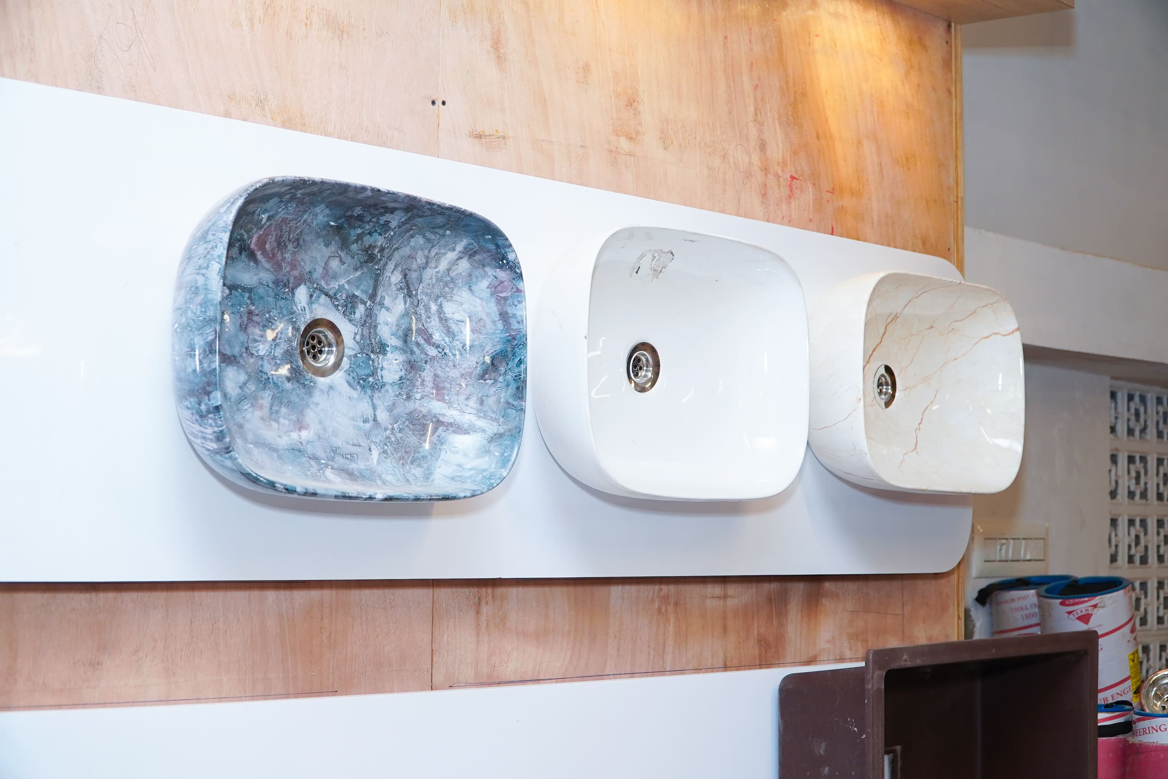 Wash basins for home and commercial bathrooms at Ramesh Traders Ariyalur
