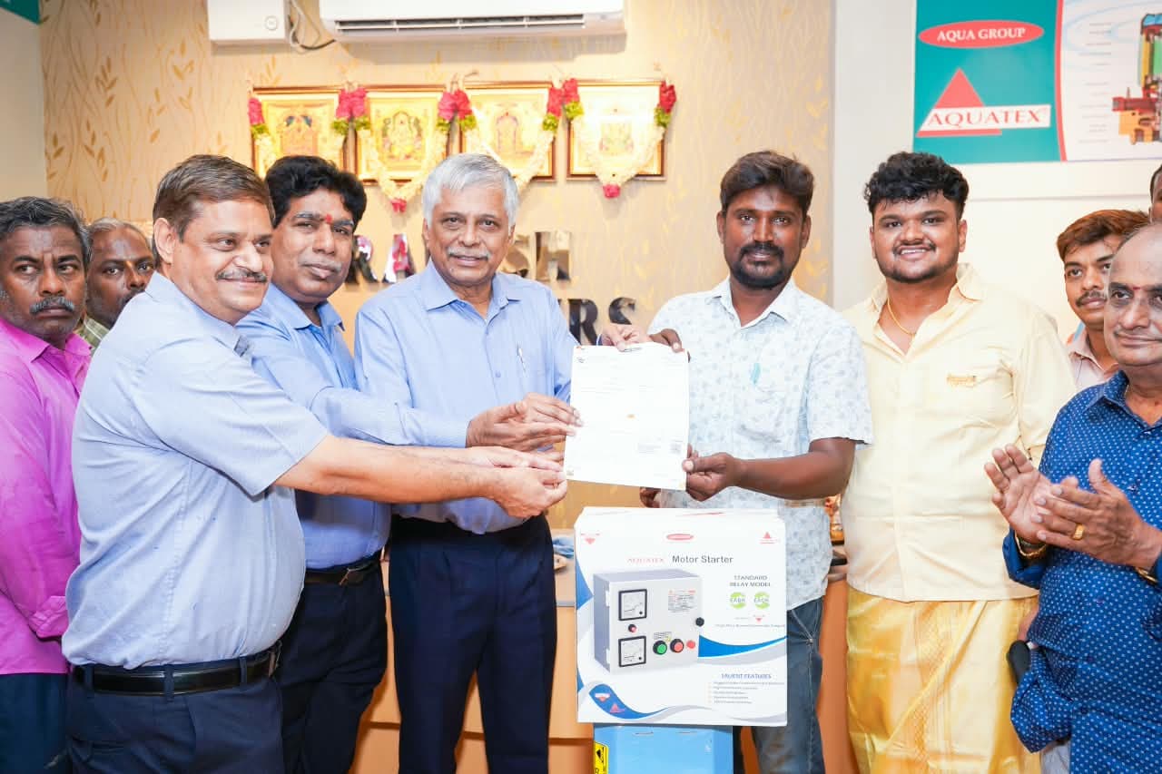 AQUA Group motors and pumps at Ramesh Traders Ariyalur